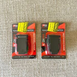 Toyota push switch wiring connector amber